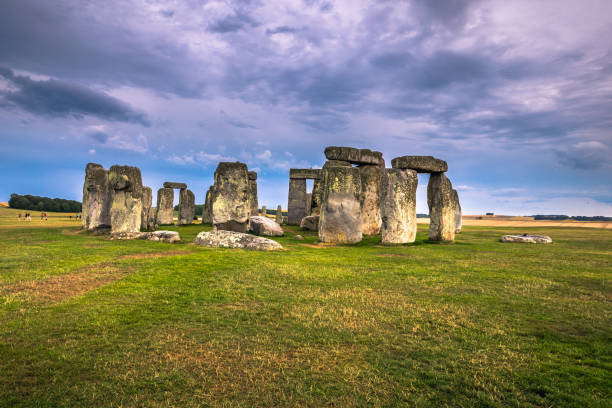 istock Stonehenge - August 07, 2018: Ancient monument of Stonehenge, England 1033762792