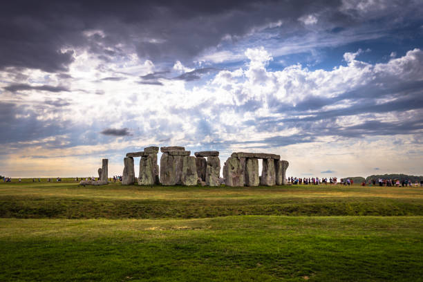 istock Stonehenge - August 07, 2018: Ancient monument of Stonehenge, England 1033762910