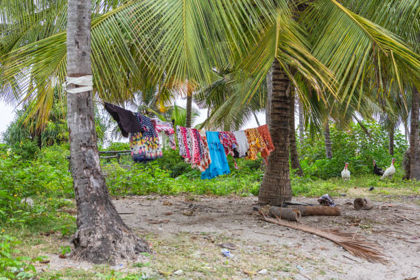 istock Clothes drying on line. Zanzibar, Tanzania. 1033765484