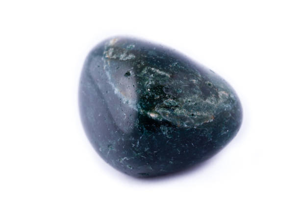 istock Macro mineral stone heliotrope on a white background close up 1033766194