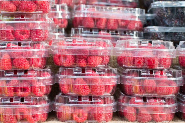 Raspberry for sale in Borough Market, London