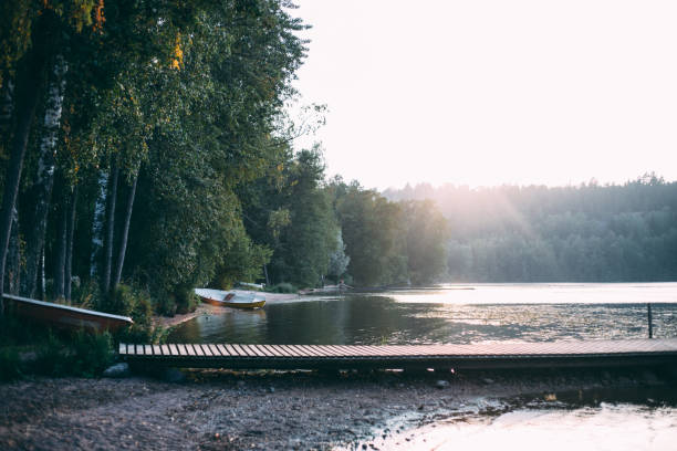 istock View of the beautiful lake 1033789388