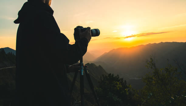 istock Photographing on top of mountains 1033790734
