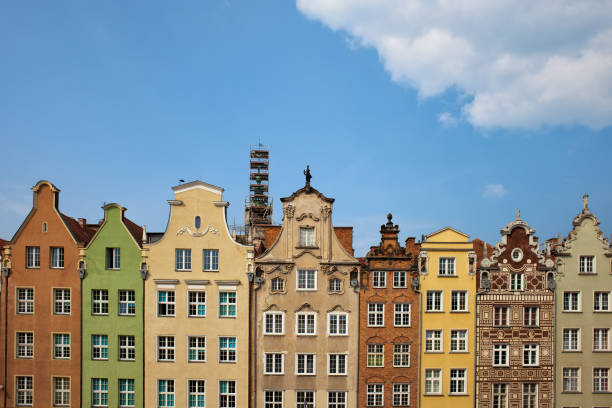 istock Historic Houses With Gables in Gdansk 1033801664