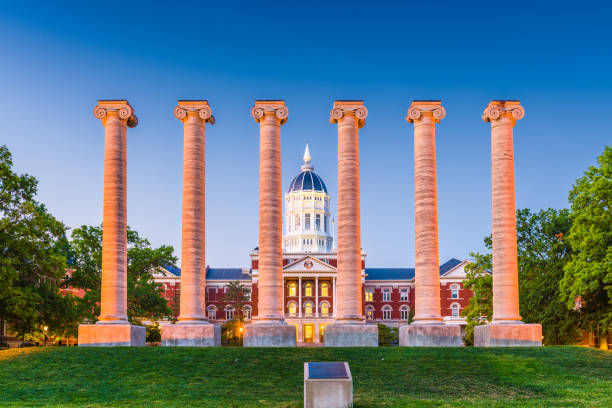University of Missouri Columbia, Missouri, USA at The University of Missouri. university of missouri stock pictures, royalty-free photos & images
