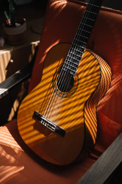 istock Classical acoustic guitar under the shadow of the sun 1033811292