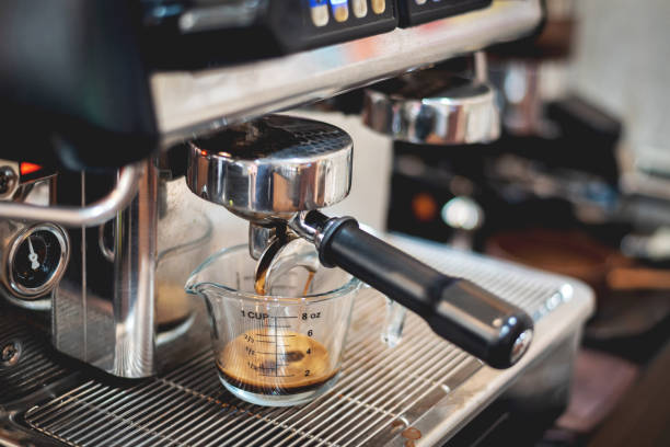 istock Barista preparing to make coffee in coffee shop 1033813728
