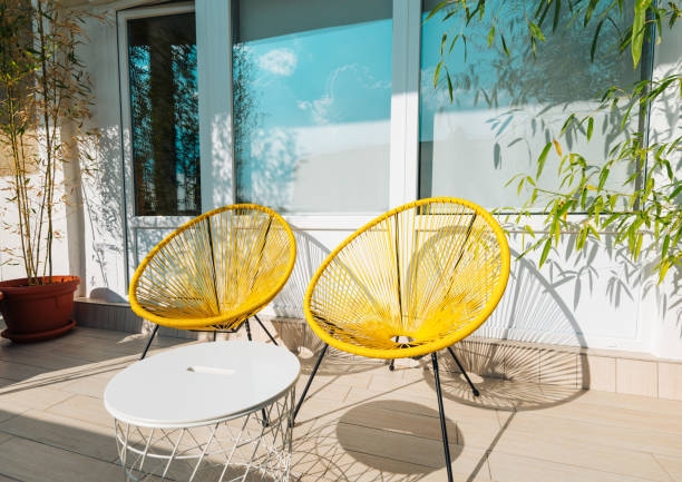 istock Modern and cozy penthouse with beautiful balcony 1033823610