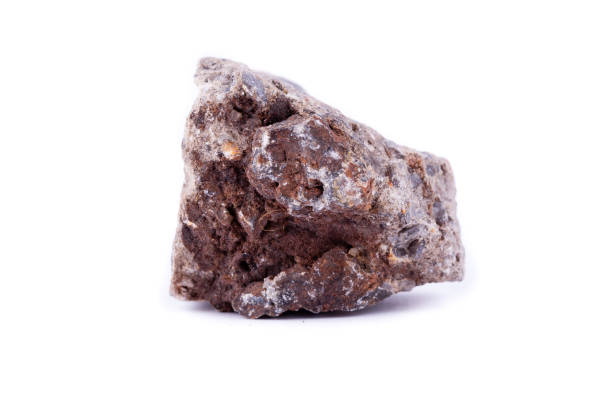 istock macro mineral stone vanadinite on a white background close up 1033823884