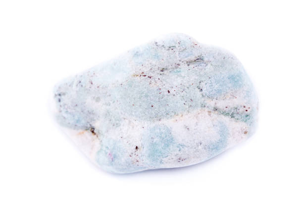 istock macro mineral stone  aniolite (Aniol) on a white background close up 1033827054