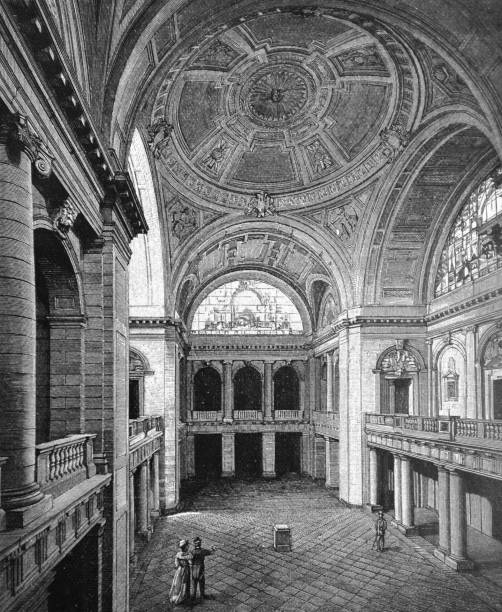 istock Interior of the antique town hall - 1895 1033829730