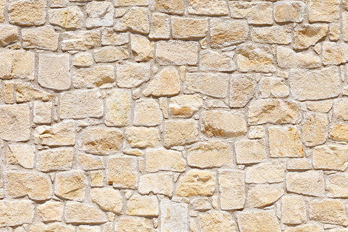 Close up of stone wall texture background.