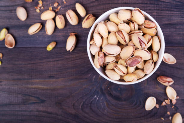 istock Salted pistachios in a bowl 1033833710