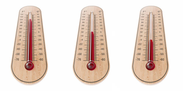 istock Thermometers With Different Heat Temperatures Isolated On White Background 1033851150