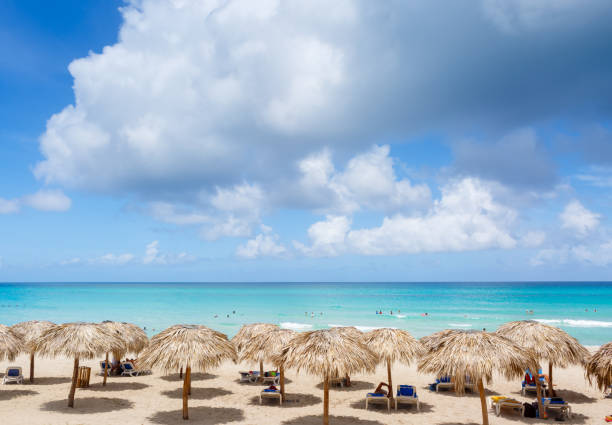istock A famous beach in Cuba 1033851224
