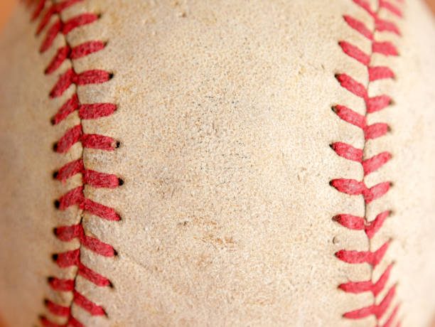 istock Sports Equipment old Baseball background texture 1033854632