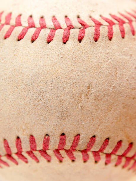 istock Sports Equipment old Baseball background texture 1033854750