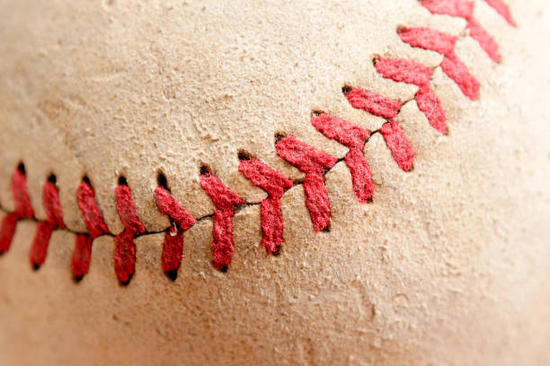 istock Sports Equipment old Baseball background texture 1033855434
