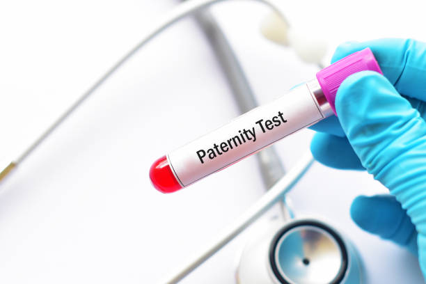 Blood sample for paternity test Test tube with blood sample for paternity test paternity stock pictures, royalty-free photos & images
