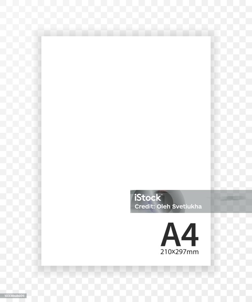 Giấy A4 Với Mẫu Thiết Kế Bóng Vector Hình minh họa Sẵn có - Tải ...