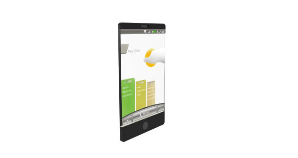 istock 3d render of a modern  futuristic mobile 1033868740