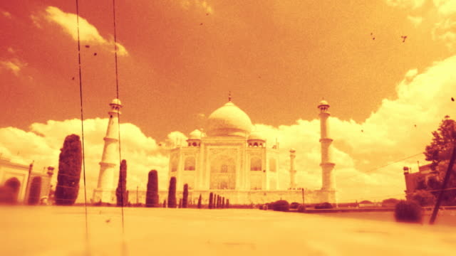 Old film of the Taj Mahal