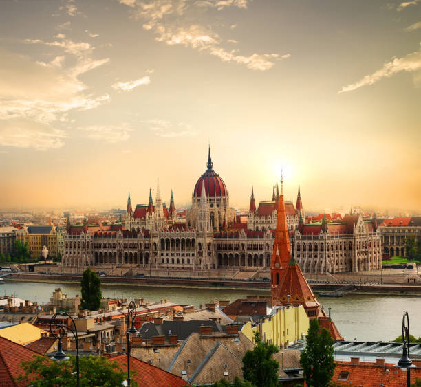 istock Parliament at sunset 1033881080