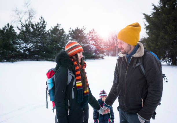 istock Young family enjoying winter 1033886820