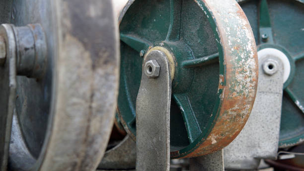 istock Heavy-duty industrial wheel casters 1033890058