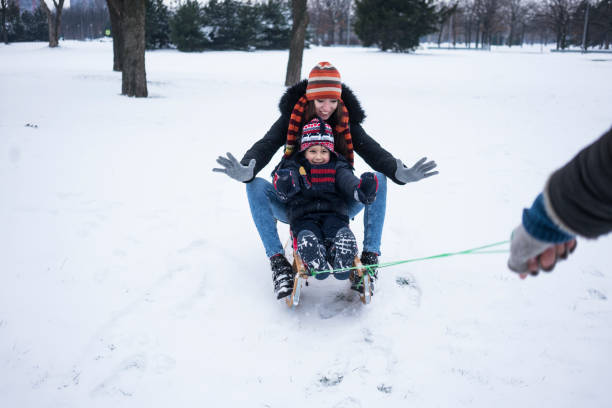 istock Young family enjoying winter 1033890730