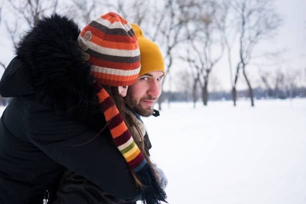 istock Young couple enjoying winter 1033893796