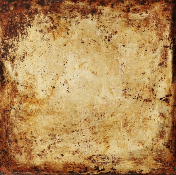 istock Old rusty metal texture background. Scary brown  Grunge Halloween Texture Background. Copy space 1033899018