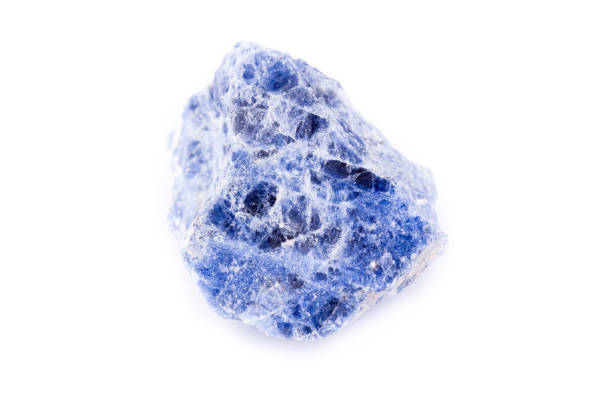 istock macro mineral stone sodalite on a white background close up 1033905916