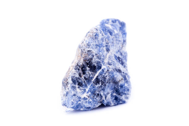 istock macro mineral stone sodalite on a white background close up 1033905950