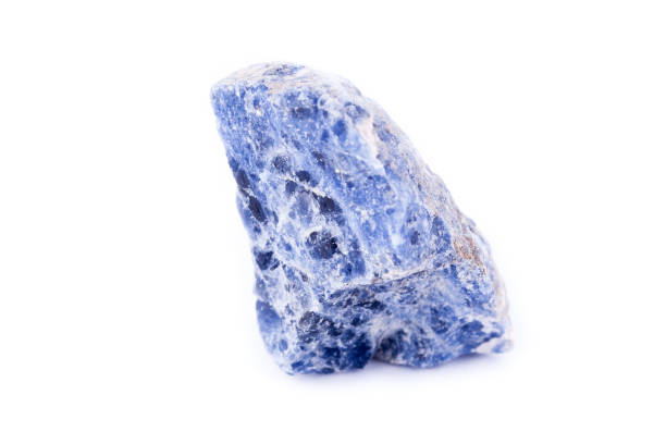 istock macro mineral stone sodalite on a white background close up 1033905954