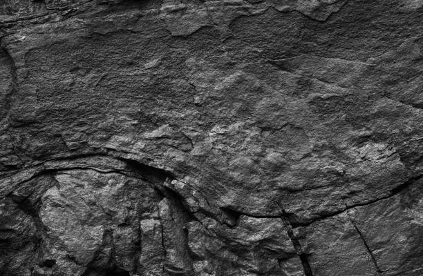 istock Background from natural texture of stone surface. Stone surface black and white texture. 1033906408