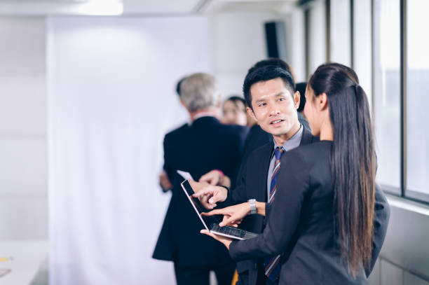 istock Creative Design People Worker brainstorm and analyzing new planning strategy business 1033918212