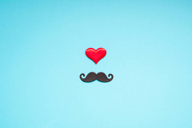 istock Paper moustaches for men fathers dad concept 1033931104