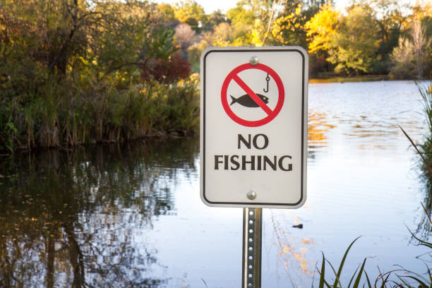 proszę nie łowić ryb - no fishing zdjęcia i obrazy z banku zdjęć