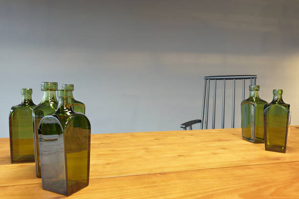 Portable Water Bottle Mock up. 3D Rendering.