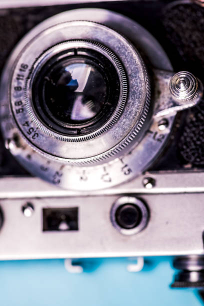 istock Old retro vintage camera. Vintage effect 1033965464