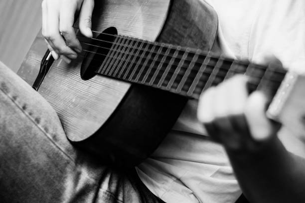 istock Guitar instrument. Musician or guitarist 1033965524