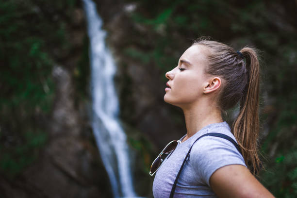 istock Breathing in fresh air ! 1033967808