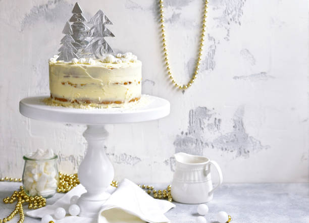 istock Christmas festive carrot cake with mascarpone 1033970904
