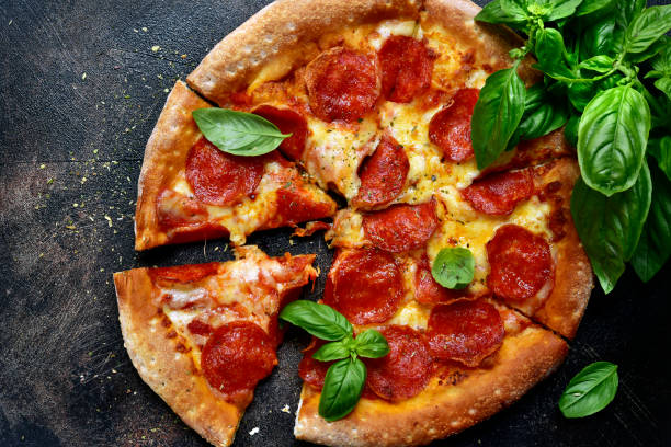 istock Traditional italian pizza pepperoni 1033973758