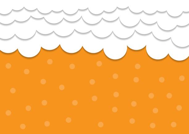Foamy drink Vector illustration of a beer banner, design element kvass stock illustrations