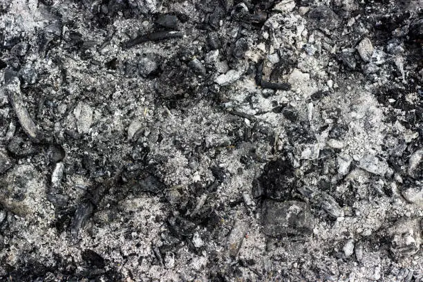 Photo of Ashes texture, may use as a background