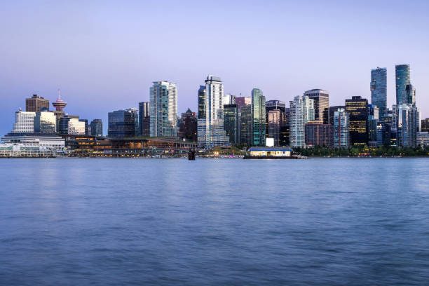 istock Vancouver Skyline at Dusk, British Columbia, Canada 1034017894