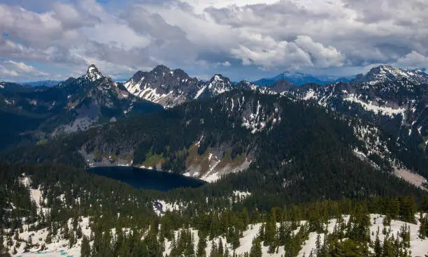 Taken from Granite Mountain in Alpine Lakes Wilderness in Washington state