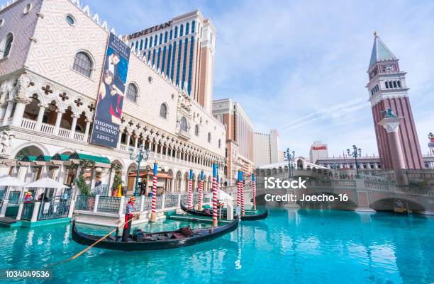 Las Vegas Nevada Usa 52917il Venetian Resort Hotel Casino Nel Corso Della Giornata - Fotografie stock e altre immagini di Albergo